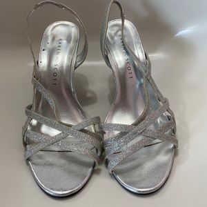 Karen Scott silver heels